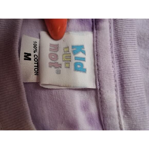 Kid U Not Pirates Voyage Myrtle Beach Mermaid Purple Tye dyed Size M Girls - Picture 4 of 5